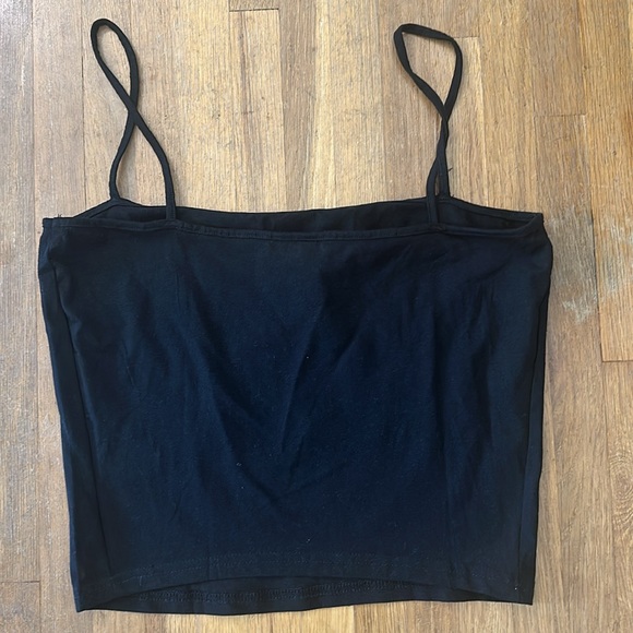 *last chance!!* Divided H&M | Women’s black cami crop top - Picture 4 of 7